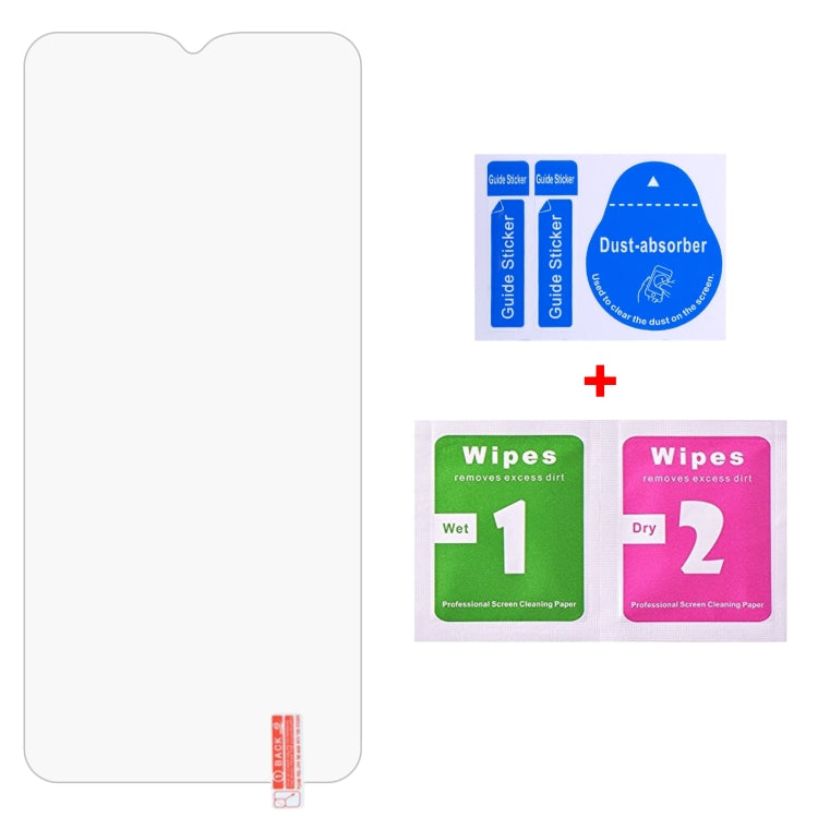 50 PCS For Blackview OSCAL C80 0.26mm 9H 2.5D Tempered Glass Film