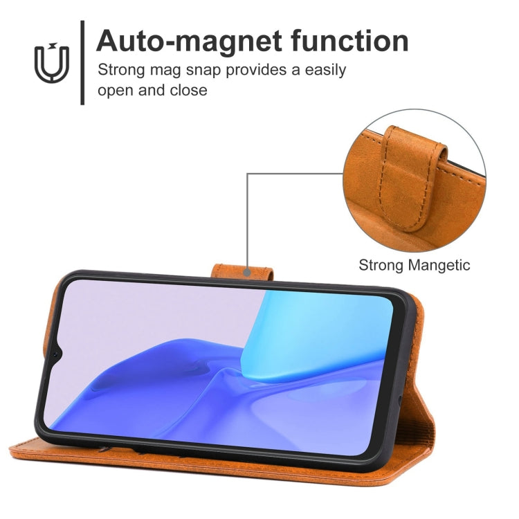 For Blackview OSCAL C80 Leather Phone Case