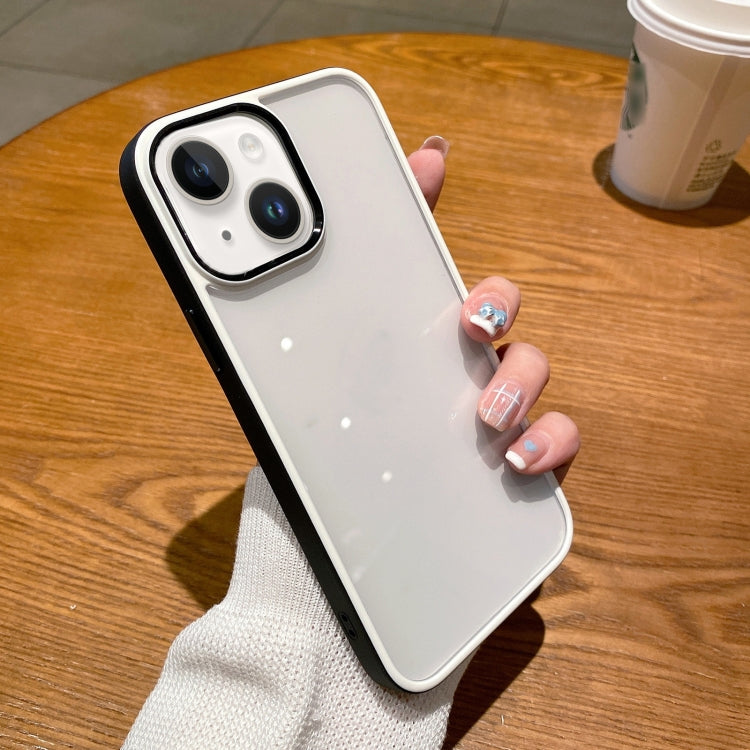 For iPhone 14 Two-color Shield TPU + PC Phone Case