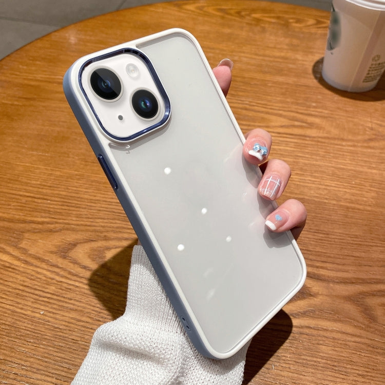 For iPhone 14 Two-color Shield TPU + PC Phone Case