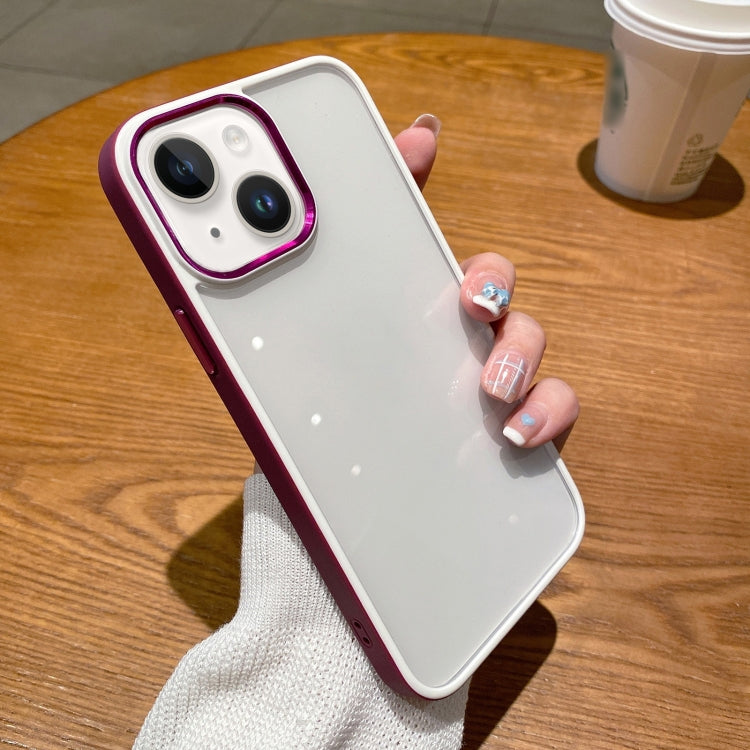 For iPhone 14 Two-color Shield TPU + PC Phone Case