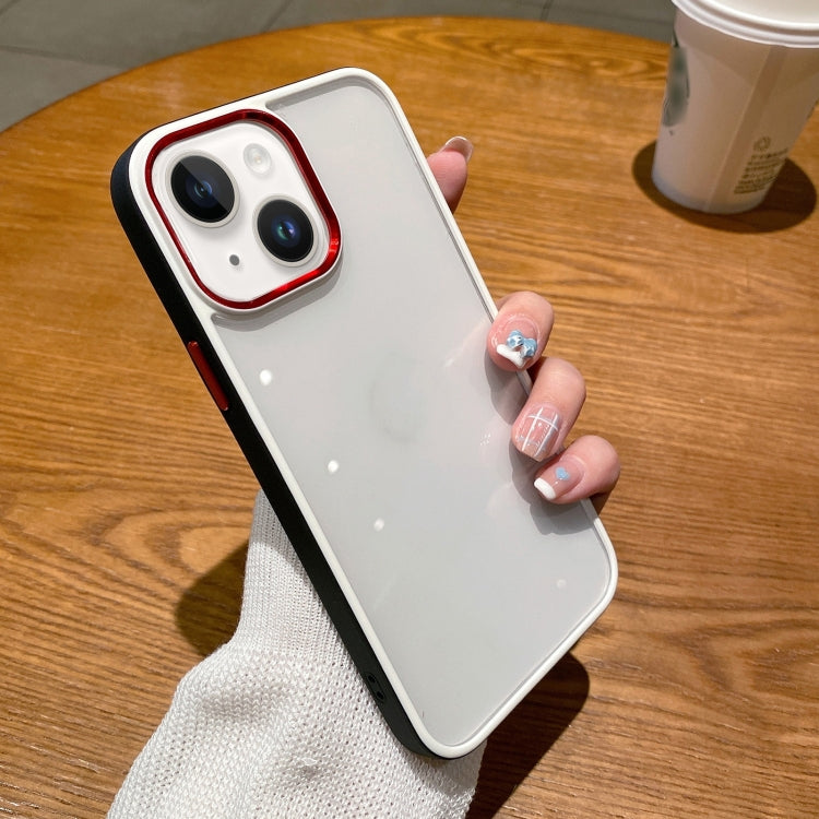 For iPhone 13 Two-color Shield TPU + PC Phone Case