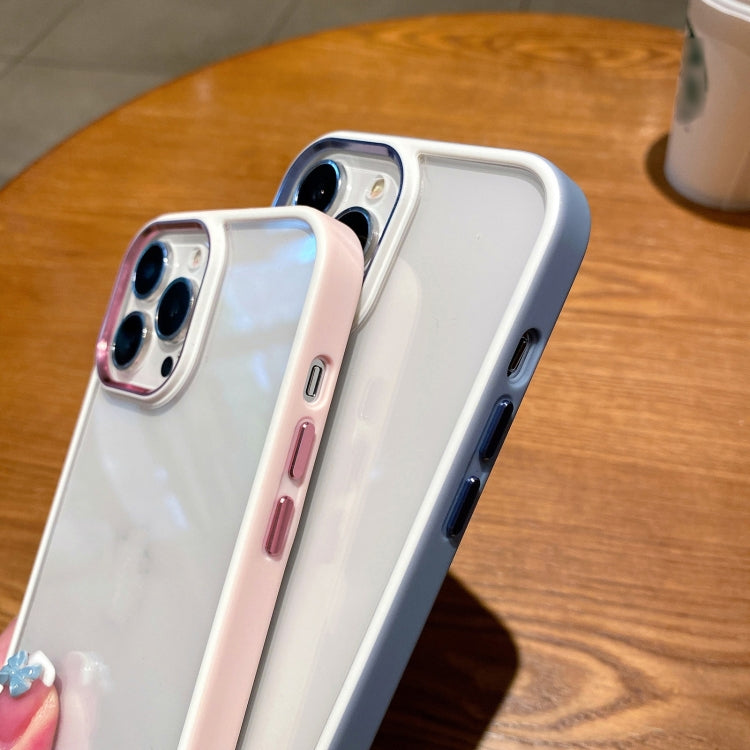For iPhone 13 Pro Two-color Shield TPU + PC Phone Case