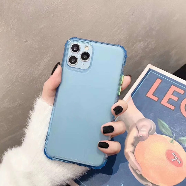 For iPhone 11 Pro Max Shockproof TPU Transparent Protective Case