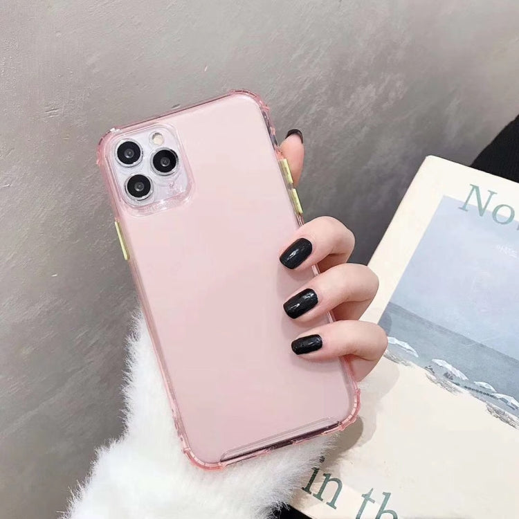 For iPhone 11 Pro Max Shockproof TPU Transparent Protective Case