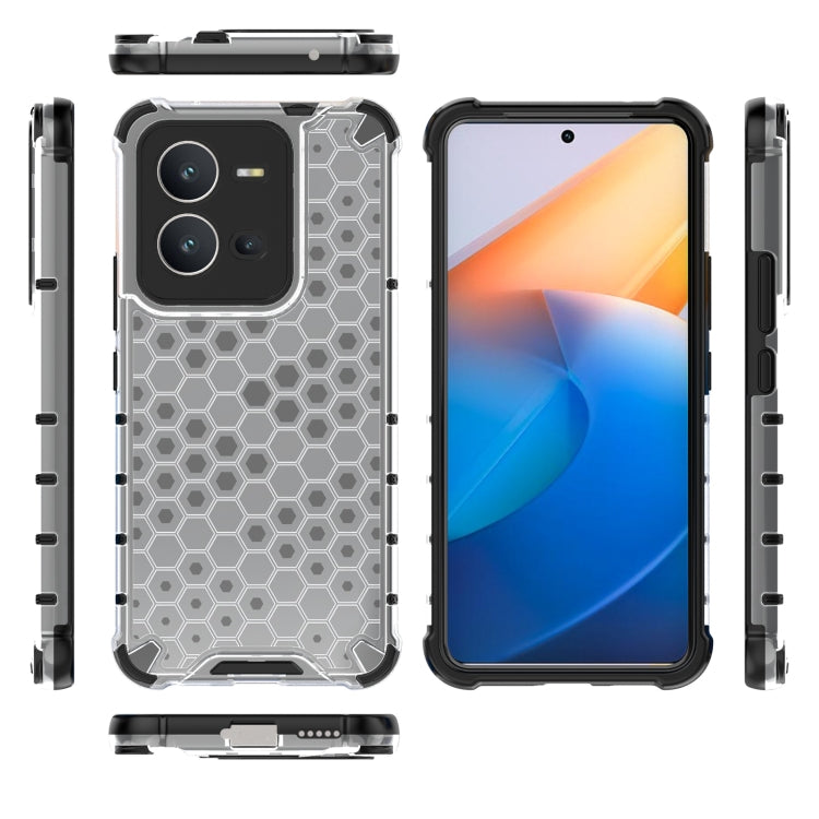 For vivo V25 5G / X80 Lite 5G Honeycomb Phone Case