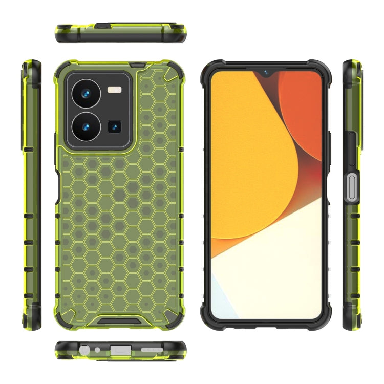 For vivo Y35 4G / Y22S 4G Global Honeycomb Phone Case