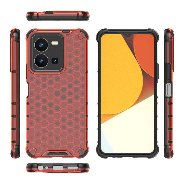 For vivo Y35 4G / Y22S 4G Global Honeycomb Phone Case