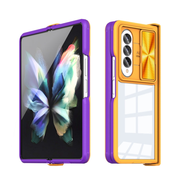 For Samsung Galaxy Z Fold4 360 Full Body Sliding Camshield Phone Case