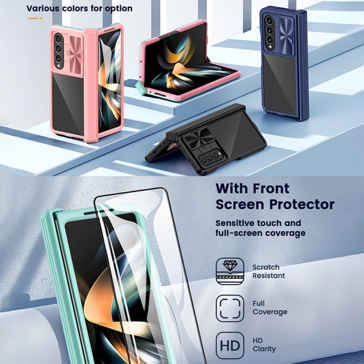 For Samsung Galaxy Z Fold4 360 Full Body Sliding Camshield Phone Case