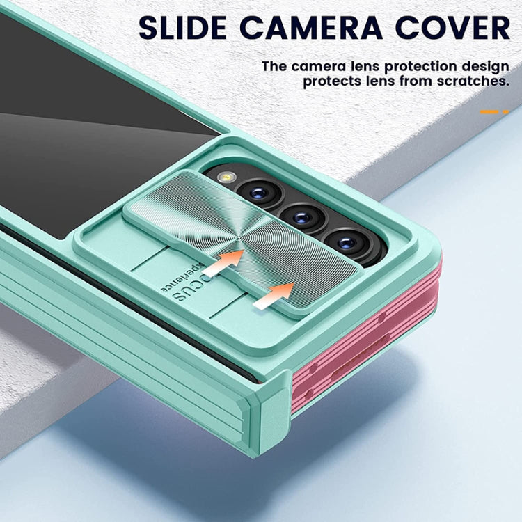 For Samsung Galaxy Z Fold4 360 Full Body Sliding Camshield Phone Case