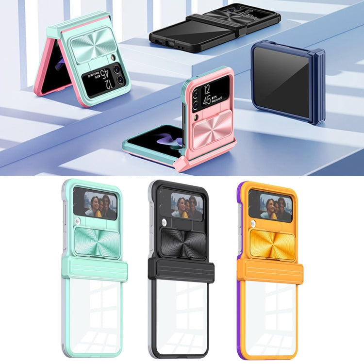 For Samsung Galaxy Z Flip4 360 Full Body Sliding Camshield Phone Case