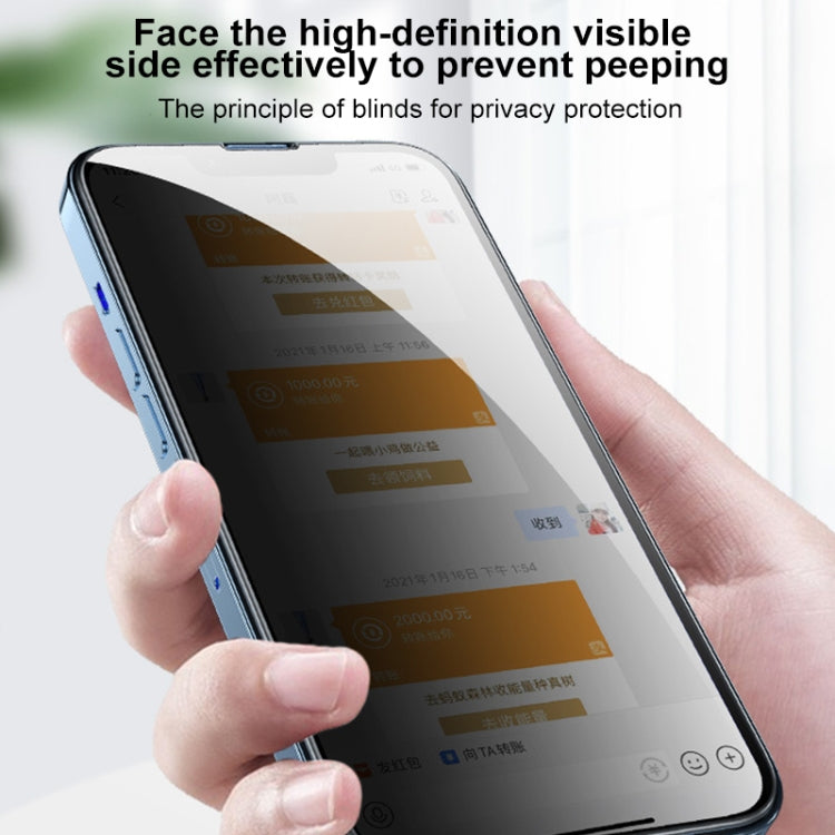 For iPhone 12 mini WEKOME 9D Curved Privacy Tempered Glass Film
