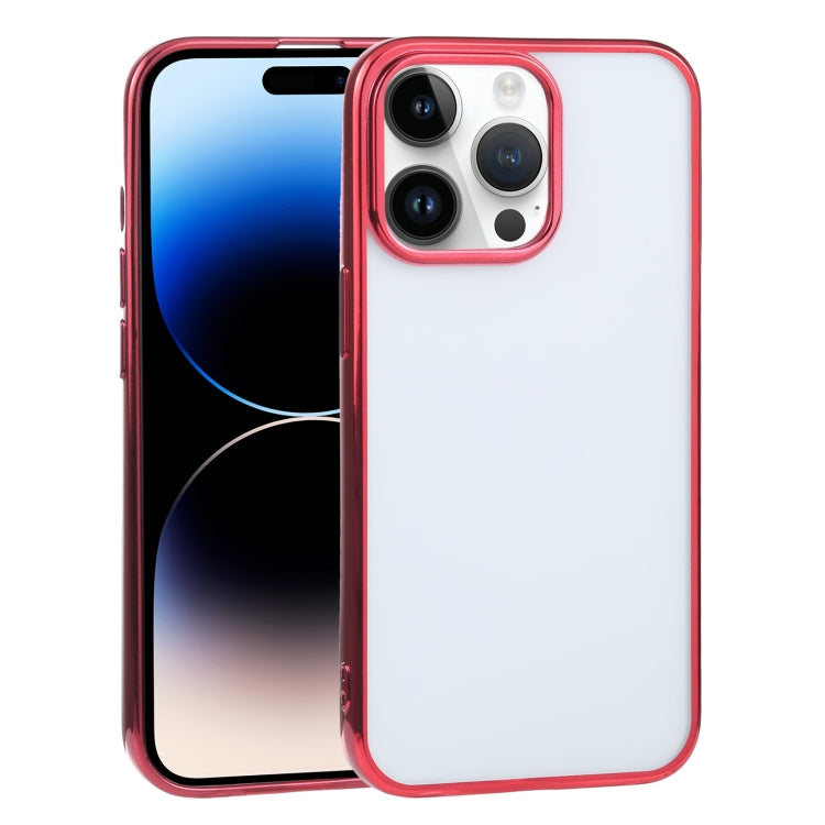 For iPhone 14 Pro Max Ultra-thin Electroplating TPU Phone Case