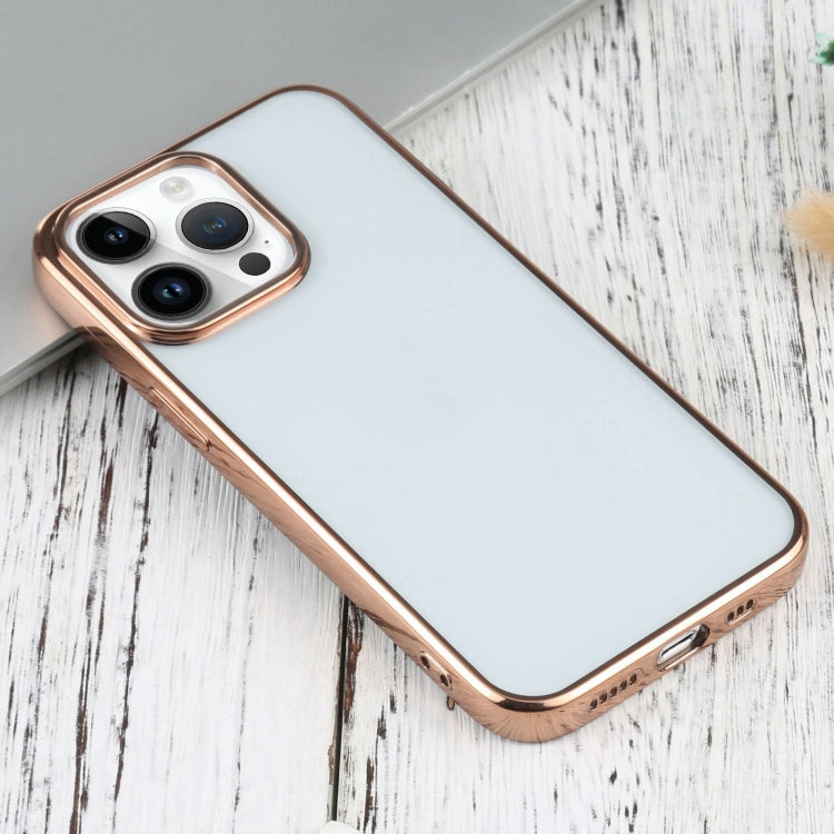 For iPhone 14 Pro Max Ultra-thin Electroplating TPU Phone Case