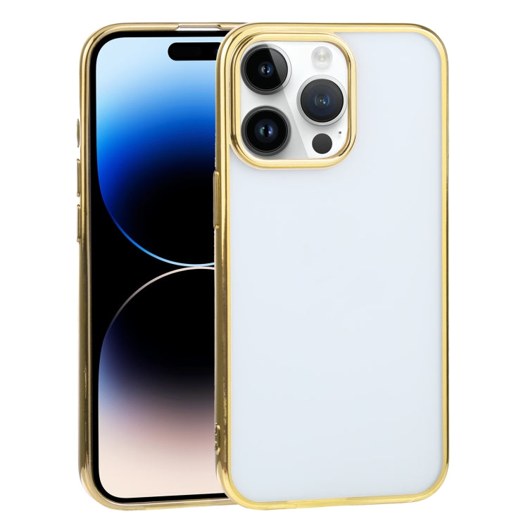 For iPhone 14 Pro Ultra-thin Electroplating TPU Phone Case