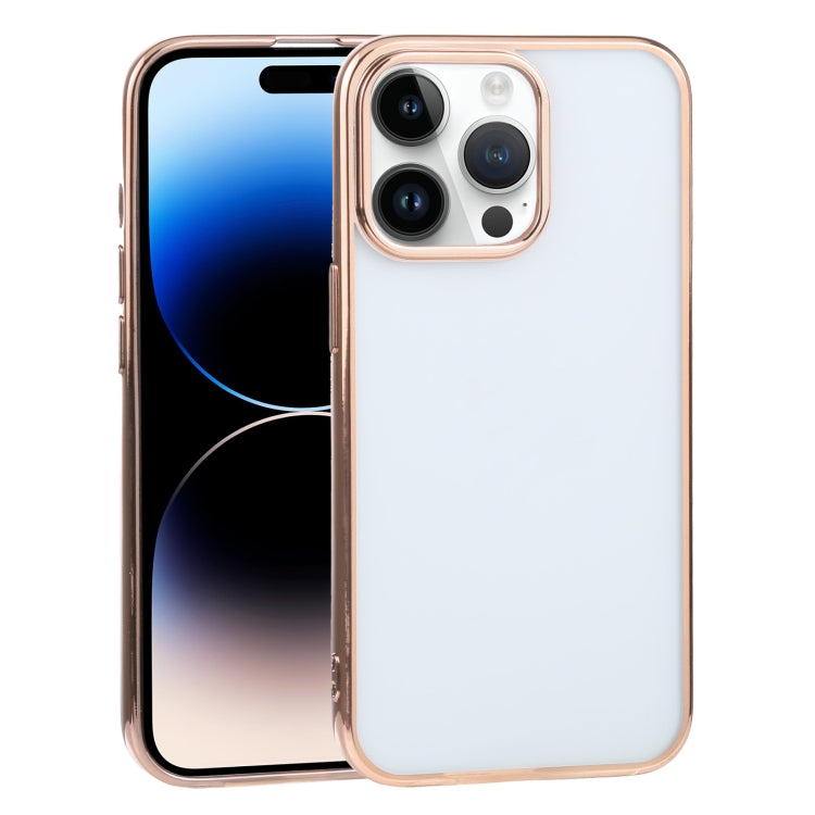 For iPhone 14 Pro Ultra-thin Electroplating TPU Phone Case