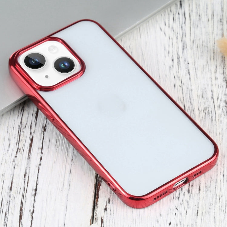 For iPhone 14 Ultra-thin Electroplating TPU Phone Case