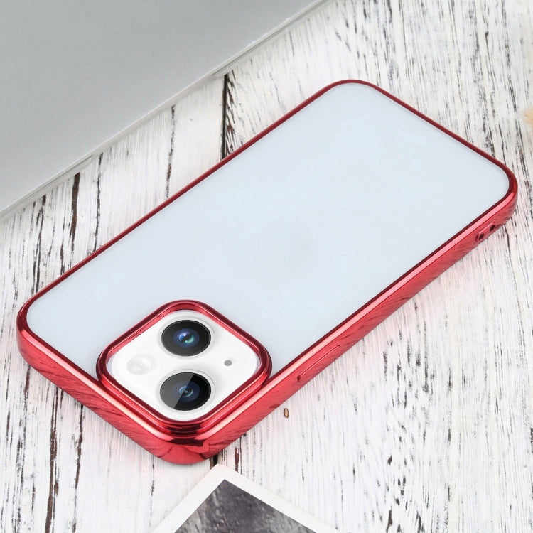 For iPhone 14 Ultra-thin Electroplating TPU Phone Case