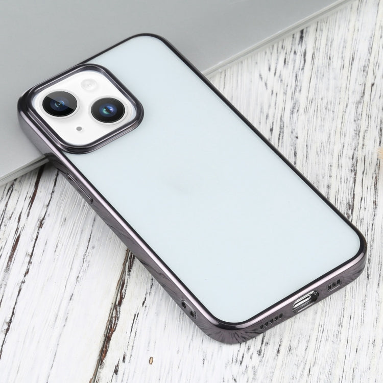 For iPhone 14 Ultra-thin Electroplating TPU Phone Case