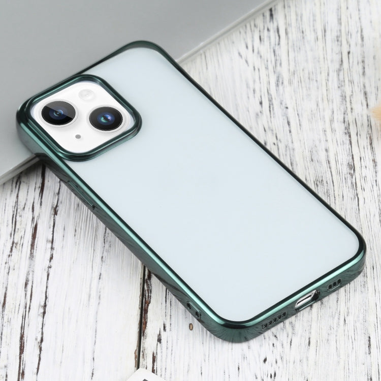 For iPhone 14 Ultra-thin Electroplating TPU Phone Case