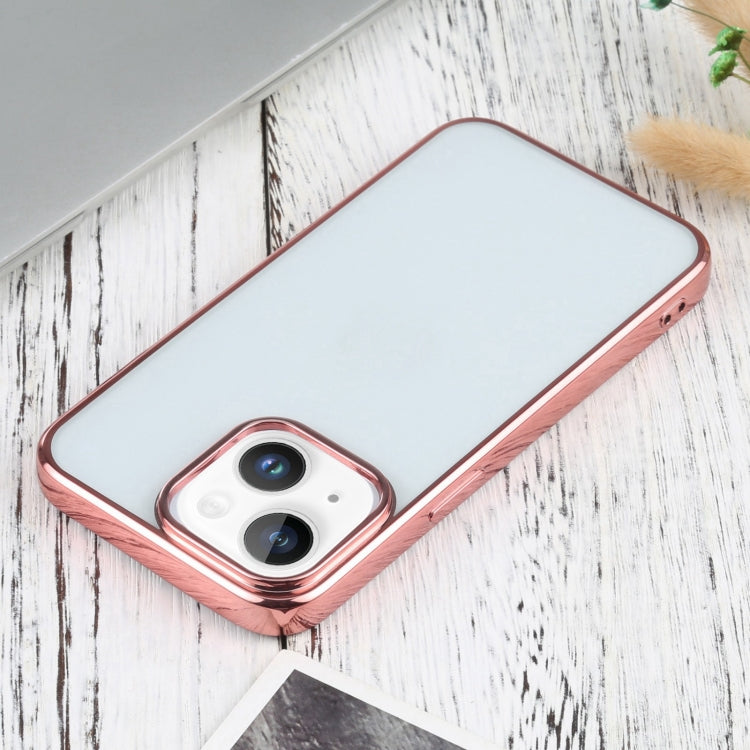 For iPhone 14 Ultra-thin Electroplating TPU Phone Case