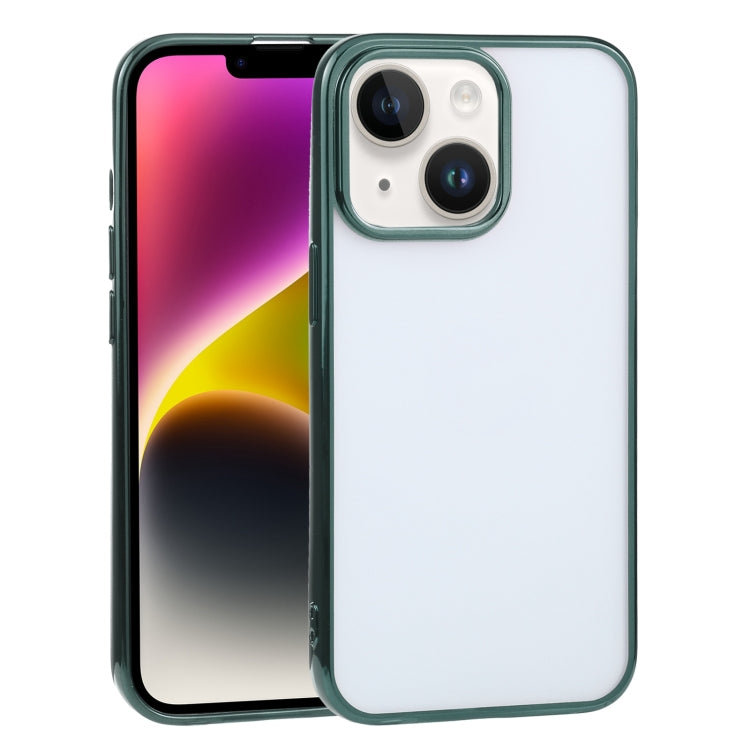 For iPhone 14 Plus Ultra-thin Electroplating TPU Phone Case