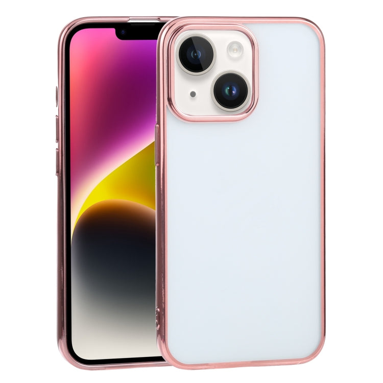 For iPhone 14 Plus Ultra-thin Electroplating TPU Phone Case