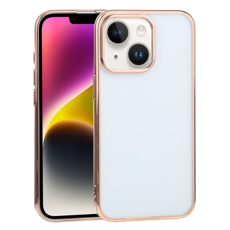 For iPhone 14 Plus Ultra-thin Electroplating TPU Phone Case