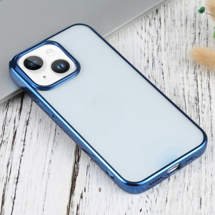 For iPhone 14 Plus Ultra-thin Electroplating TPU Phone Case