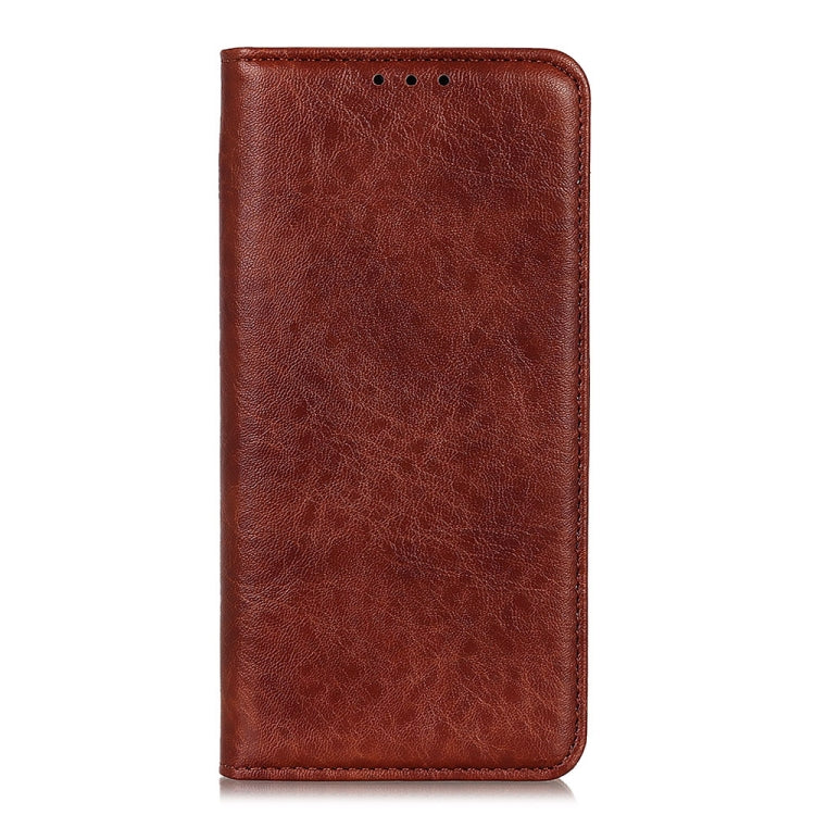 For Sony Xperia 5 IV Magnetic Crazy Horse Texture Horizontal Flip Leather Case