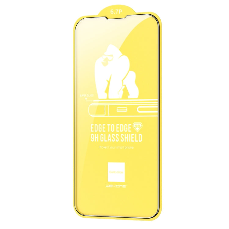 For iPhone 14 Plus 10pcs WEKOME 9D Curved HD Tempered Glass Film