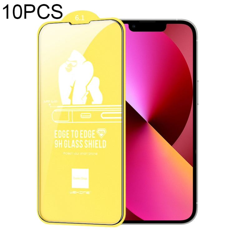 For iPhone 13 10pcs WEKOME 9D Curved HD Tempered Glass Film