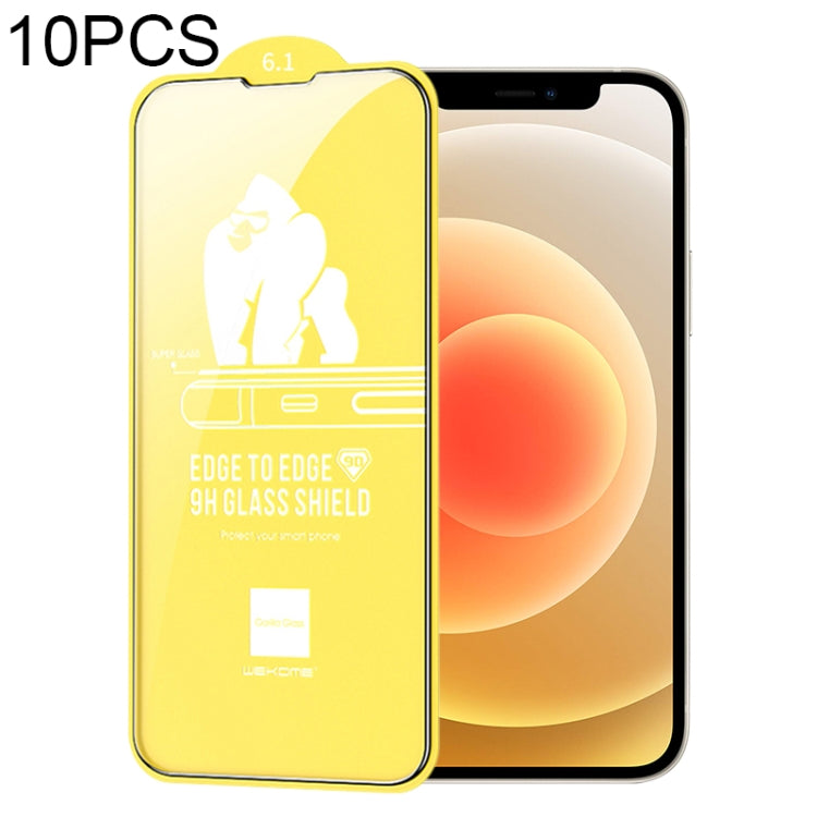 For iPhone 12 / 12 Pro 10pcs WEKOME 9D Curved HD Tempered Glass Film