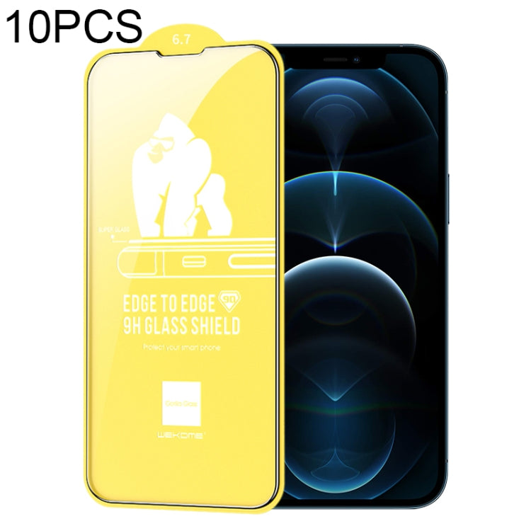 For iPhone 12 Pro Max 10pcs WEKOME 9D Curved HD Tempered Glass Film