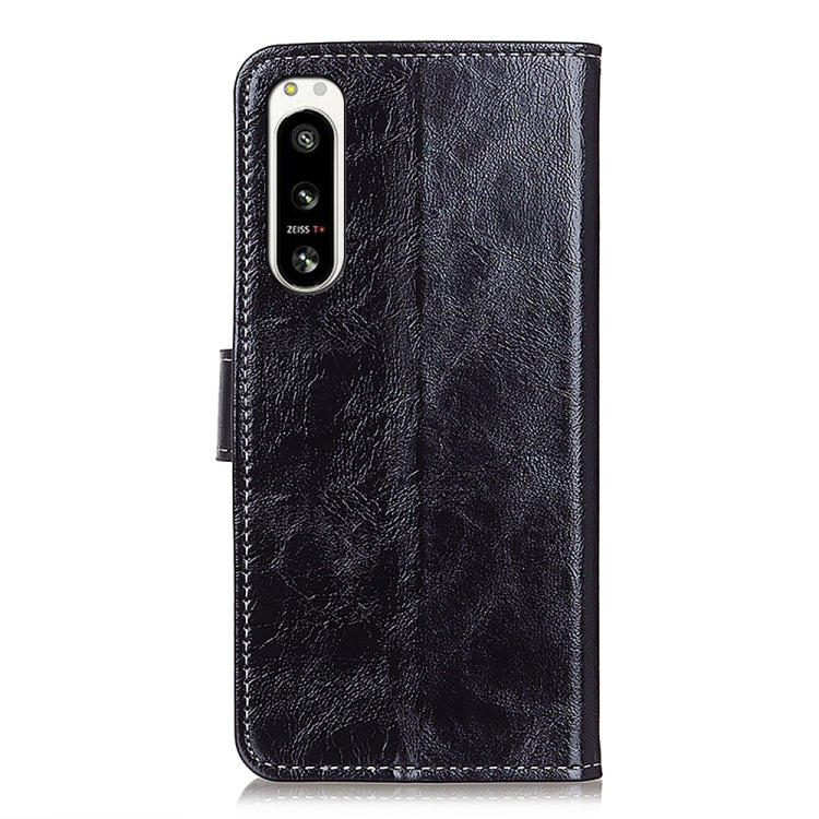 For Sony Xperia 5 IV Retro Crazy Horse Texture Horizontal Flip Leather Phone Case