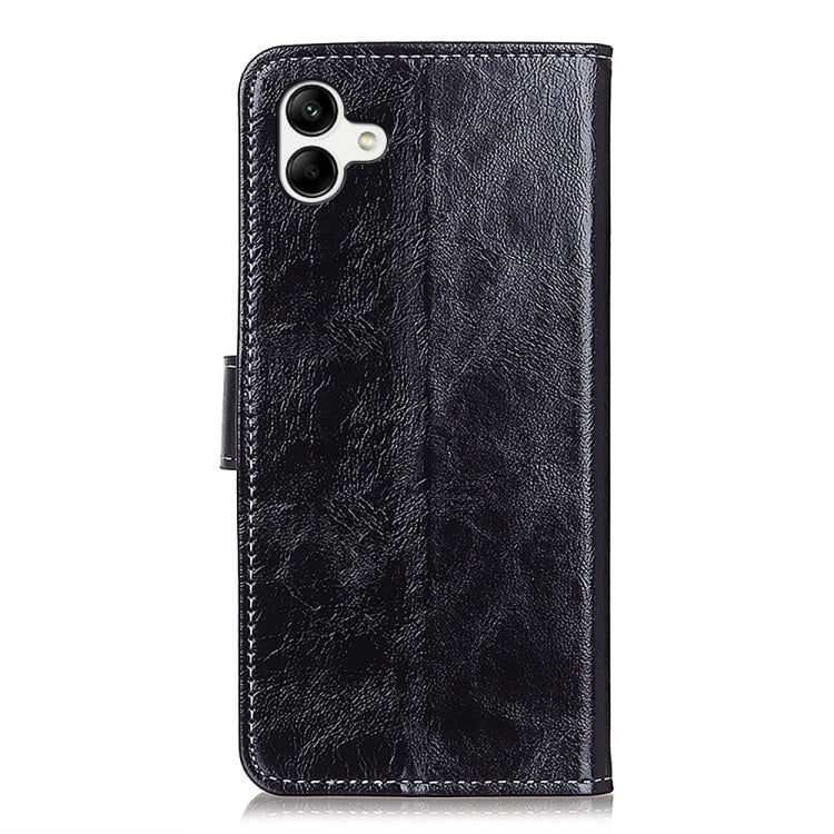 For Samsung Galaxy A04 4G Retro Crazy Horse Texture Horizontal Flip Leather Phone Case