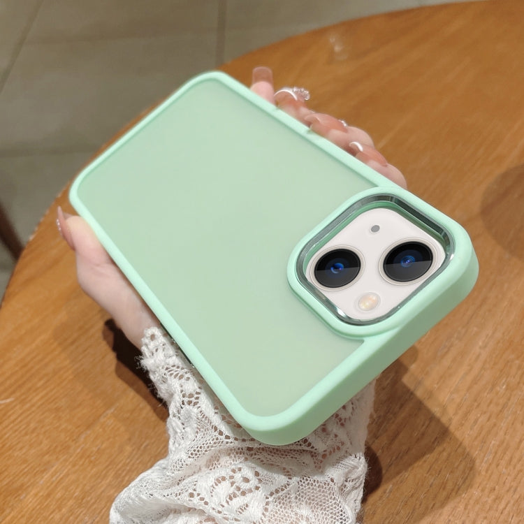 For iPhone 14 Shield Skin Feel PC + TPU Phone Case