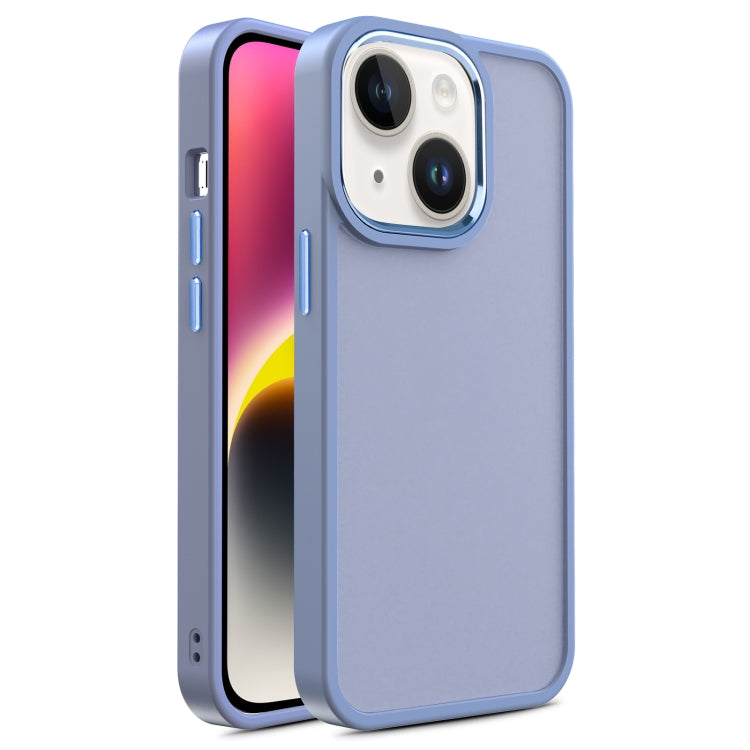 For iPhone 14 Shield Skin Feel PC + TPU Phone Case