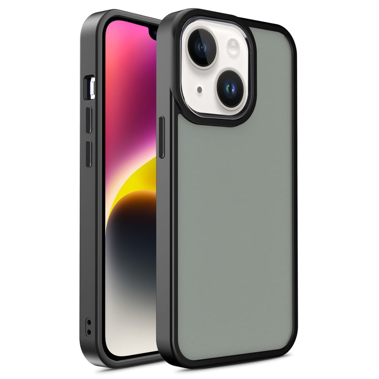 For iPhone 14 Plus Shield Skin Feel PC + TPU Phone Case