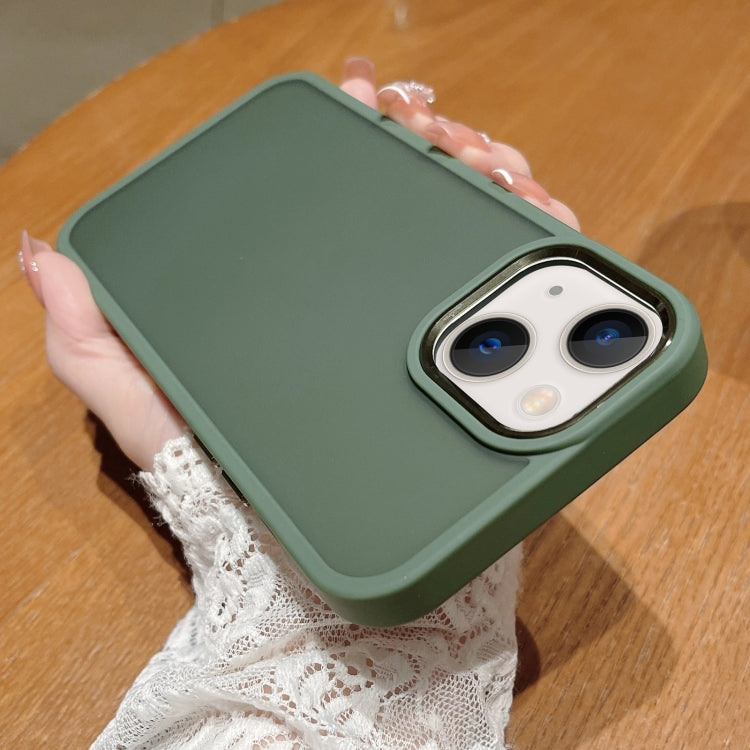For iPhone 14 Plus Shield Skin Feel PC + TPU Phone Case