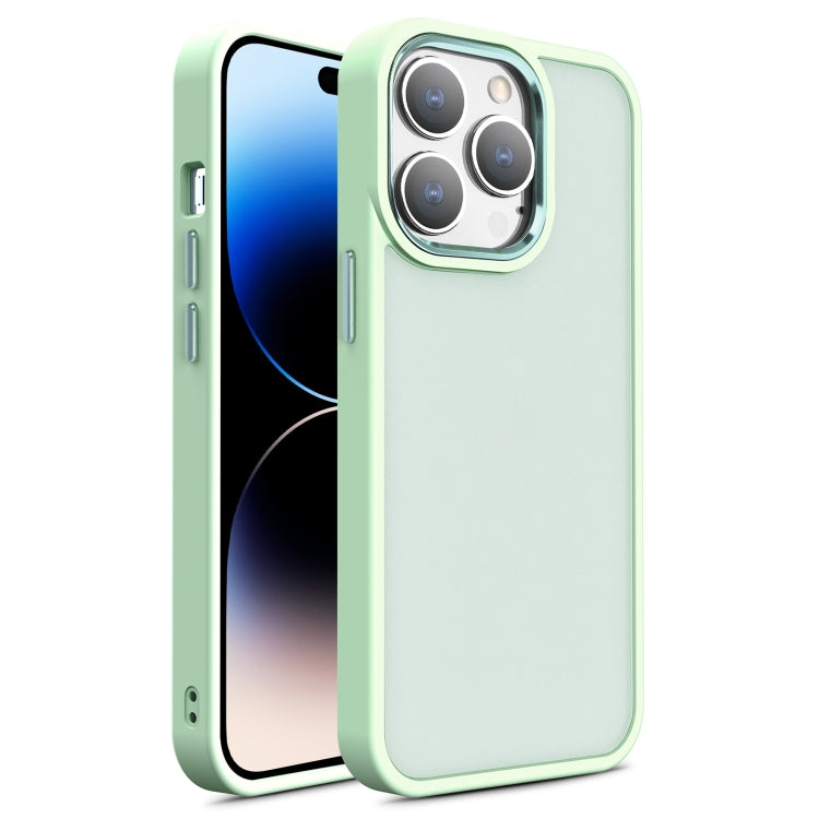 For iPhone 14 Pro Shield Skin Feel PC + TPU Phone Case