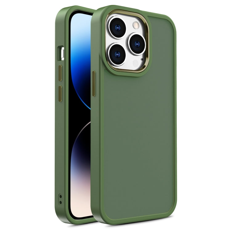 For iPhone 14 Pro Shield Skin Feel PC + TPU Phone Case