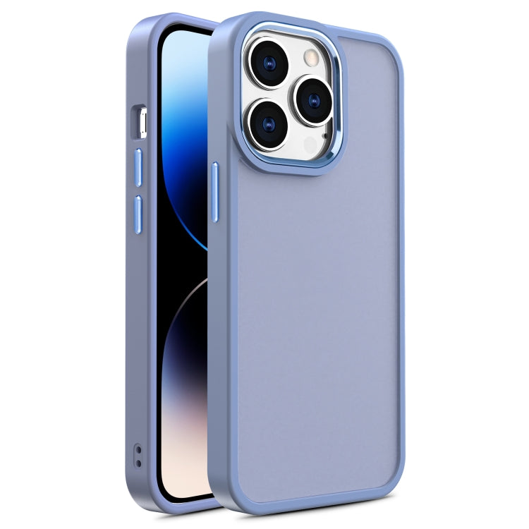 For iPhone 14 Pro Shield Skin Feel PC + TPU Phone Case
