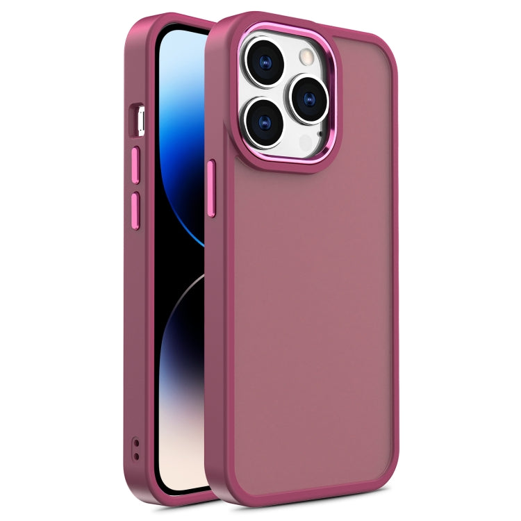 For iPhone 14 Pro Max Shield Skin Feel PC + TPU Phone Case