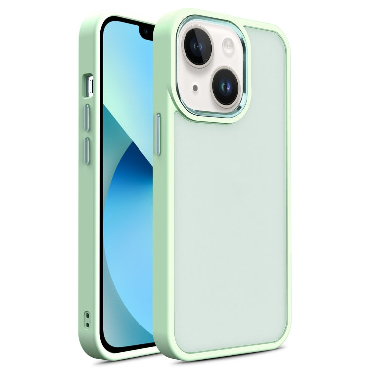 For iPhone 13 Shield Skin Feel PC + TPU Phone Case