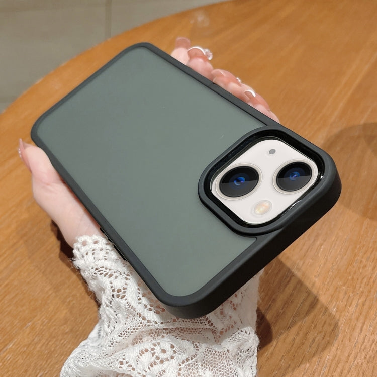 For iPhone 13 Shield Skin Feel PC + TPU Phone Case