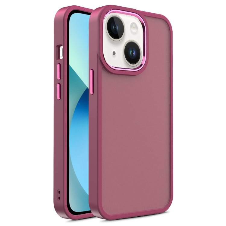 For iPhone 13 Shield Skin Feel PC + TPU Phone Case