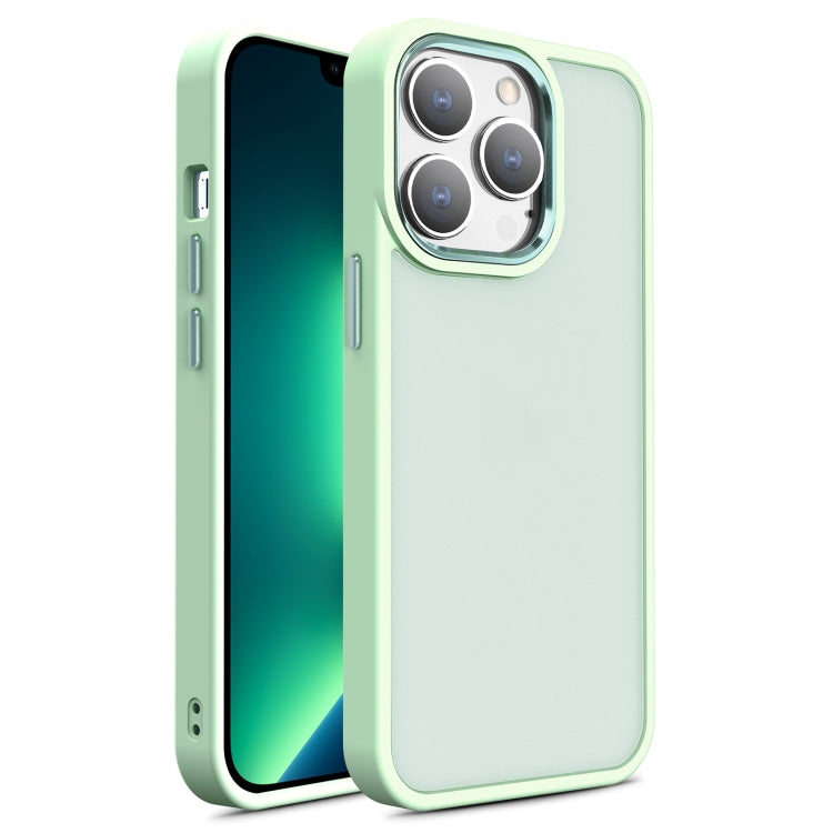For iPhone 13 Pro Shield Skin Feel PC + TPU Phone Case