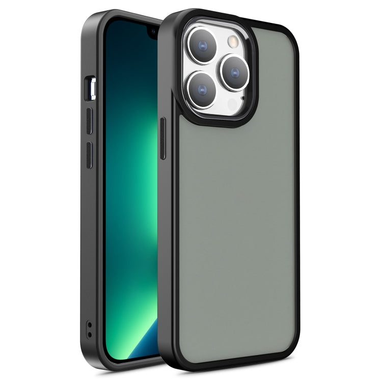 For iPhone 13 Pro Shield Skin Feel PC + TPU Phone Case